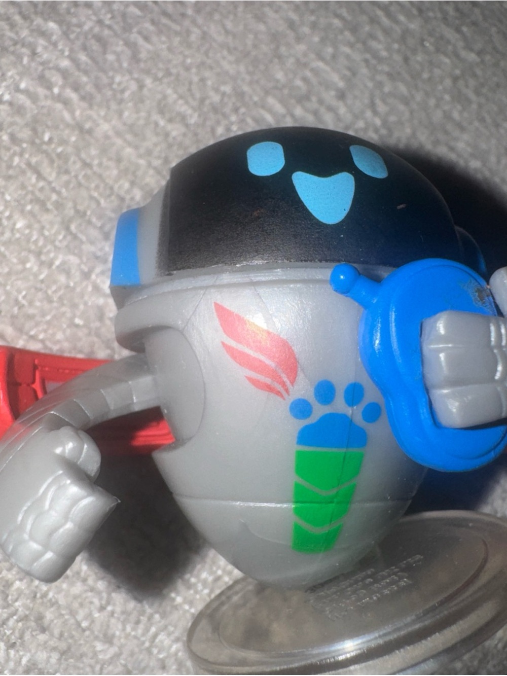 Kids Gray & Black Robot Figure Toy with Blue Headset - Picture 8 of 9